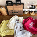 Crewneck Cotton sweatshirts for Boys featuring letter-printed  Slogan design
