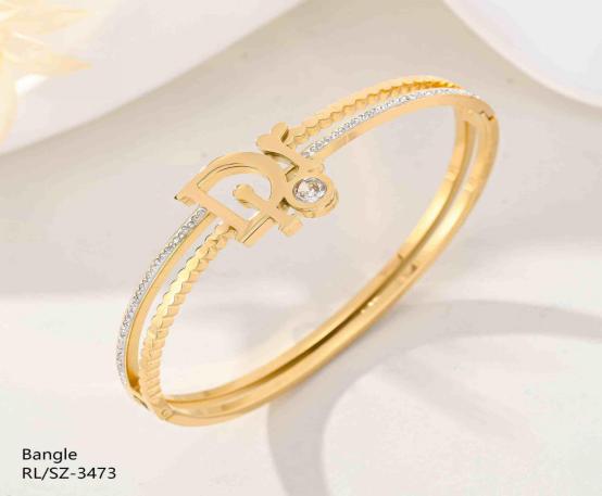Anti Tarnish (316L Grade) Dior Bangle - SZ-3473-J