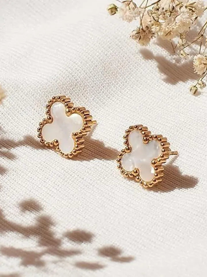 Anti Tarnish Clover Bangle set
